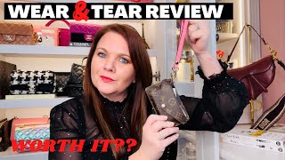 LOUIS VUITTON RECTO VERSO REVIEW Wear amp tear damage 1 year plus usage is it worth it [upl. by Senecal]