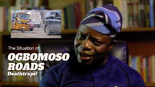 The Situation of Ogbomoso Roads Death Traps [upl. by Ahsiadal]