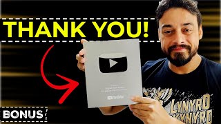 100k Subscribers Thank You All New Silver Play Button 2024 [upl. by Nelli935]