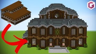 Lets Transform a Minecraft Woodland Mansion [upl. by Atihcnoc]