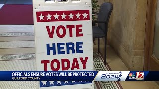 Guilford County officials address intimidation and security concerns at polling sites [upl. by Arvy474]