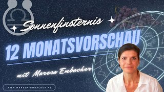 Sonnenfinsternis im ♎ Zeichen ✨ERNTEZEIT✨ 12 Monatsvorschau für alle 12 Zeichen [upl. by Janicki]