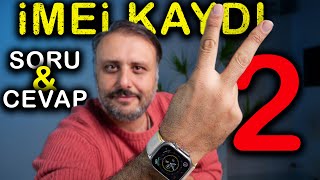 Yurtdışı iPhone imei kaydında bilinmeyen 17 soruya detaylı 17 cevap Pasaport kaydı soru cevap 2 [upl. by Etteyafal412]