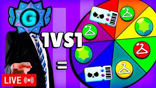 😲 SI ME GANAS 1VS1 ¡GIRAS LA RULETA EN BTAWL STARS 🤑 [upl. by Carin]