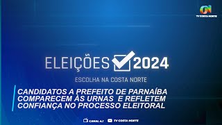 Candidatos a Prefeito de Parnaíba comparecem às urnas e refletem confiança no processo eleitoral [upl. by Orion]