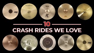 10 Crash Ride Cymbals  Which Is Best For You [upl. by Nnawtna447]