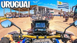 A PRIMEIRA FRONTEIRA CHEGUEI AO URUGUAI DE AFRICA TWIN [upl. by Delacourt]