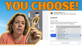 How to List Your Flatware Variations on eBay [upl. by Omer]