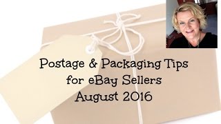 Postage amp Packaging Tips for Ebay Sellers [upl. by Prudhoe664]