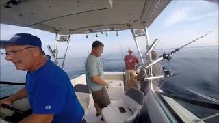 Lake Huron Salmon Tournament Oscoda Mi [upl. by Lleinad]