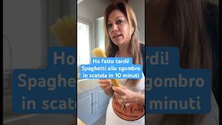 Ho fatto tardi Spaghetti allo sgombro in scatola in 10 minuti shorts [upl. by Sale659]