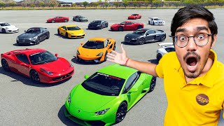 Driving 12 Super Cars in Public  12 सुपर कार देखकर लोग पागल हो गए  Hilarious Public Reactions [upl. by Ymmot]