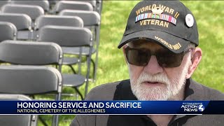 Veterans remembered during ceremony at National Cemetery of the Alleghenies [upl. by Stevenson]