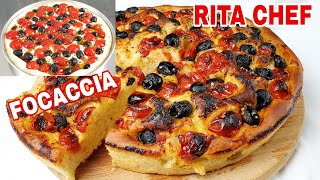 FOCACCIA ALTA E SOFFICE🍕RITA CHEF  incredibilmente buona [upl. by Warder]