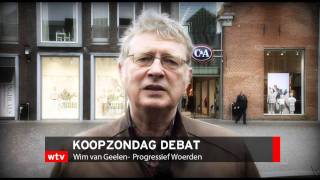 Woerden TV  Wim van Geelen over koopzondag [upl. by Smoot]