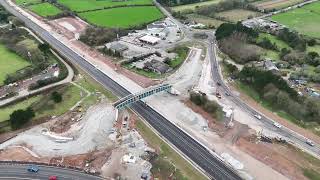 A30 OLD Chiverton CROSS update 2024 cornwall kernow dji drone [upl. by Annodam]