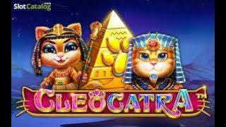 Cleocatra Slot Bonus Games EPIC WIN slot casino jackpot [upl. by Enitsahc]