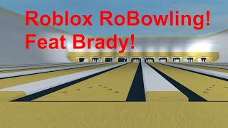 Playing Roblox RoBowling ft bgeeroblox2317 [upl. by Akemed]