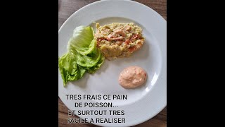 Pain de poisson aux épices sauce froide au poivron [upl. by Htessil]