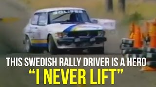 Lifting is not an option Amazing hillclimb attack by Swedish hero in a SAAB with engine trouble [upl. by Linkoski]