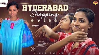 Hyderabad కి వెళ్ళాం అంటే shopping చేయకుంట ఎలా ఉంటాం😱🤩😜vizagtwinsofficial priyapriyanka twins [upl. by Syl]