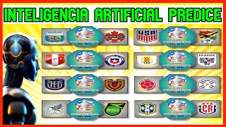 🔥COPA AMERICA 2024 INTELIGENCIA ARTIFICIAL PREDICE LA FECHA 1  COPA AMÉRICA 2024 [upl. by Ellimahs967]