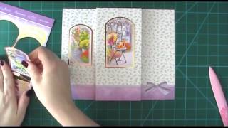 Hunkydory TriFold Card [upl. by Odele]