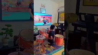 Salli  සල්ලි   Sarith amp Surith  Drum Cover  Brother amp Sister drumcover salli [upl. by Candis]