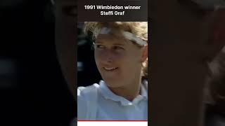 1991 Wimbledon Winner Steffi Graf  tennis trending sportsinfospot [upl. by Marylee]