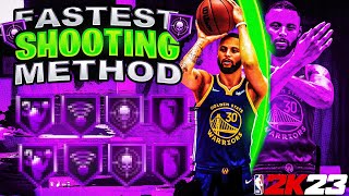 Fastest Way To Get MAX Shooting Badges in NBA 2K23 [upl. by Dearden]