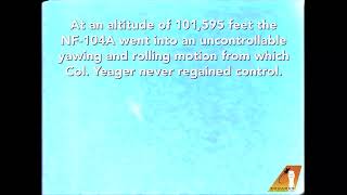 Complete Video Col Chuck Yeagers Crash in NF104A Dec 10 1963 at Edwards Air Force Base [upl. by Saraann]