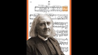 Liszt  Consolation No 4  Animated Sheet Music [upl. by Aihsenal]