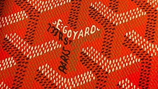 GOYARD Saint Roch wallet in orange [upl. by Rayna]