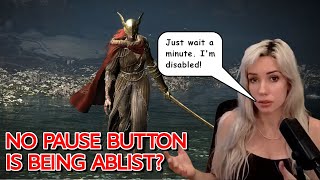 Elden Ring Ableist For Not Having A Pause Button [upl. by Nilok]