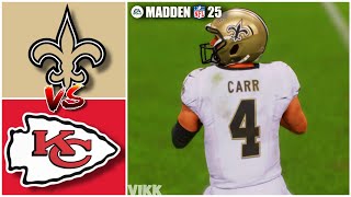 Saints vs Chiefs Week 5 Simulation Madden 25 PS5 [upl. by Dine719]