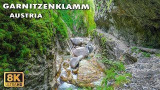 Garnitzenklamm The Most Beautiful Gorge Walk in Austria 8K [upl. by Dolloff]