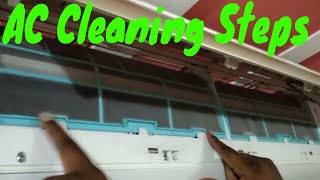 LLOYD Air Conditioner Cleaning Steps  How To Remove Air Filter And Clean Easily [upl. by Hartmann711]