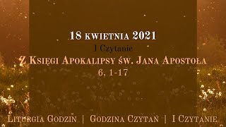 GodzinaCzytań  I Czytanie  18 kwietnia 2021 [upl. by Denni]