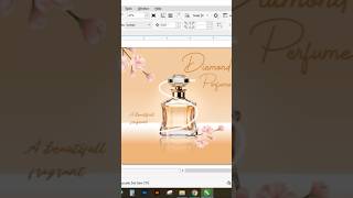 perfume bottle manipulation designe manipulation graphicdesign coreldrawtutorial [upl. by Prouty823]