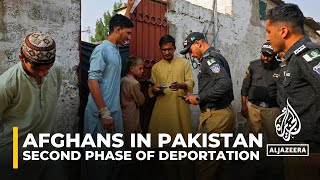 Afghans in Pakistan Second phase of deportation plan set to begin [upl. by Nnav]