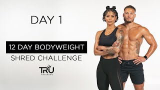 12 Day Bodyweight Shred Workout Challenge  Day 1 Lower Body Resistance Training  Massy Arias [upl. by Nageem]