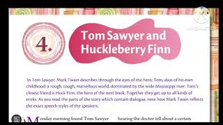 Tom Sawyer and Huckleberry Finn class 7 chapter 4 [upl. by Xela]