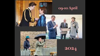 16 Royal engagements of Princess Anne 0910 April 2024 London amp Lancashire [upl. by Htiderem]