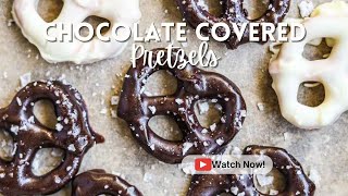 Chocolate Covered Pretzels Recipe [upl. by Keener542]