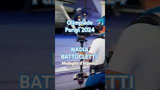 olimpiade Parigi 2024 medaglia dargento NADIA BATTOCLETTI [upl. by Novyar339]