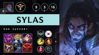 Sylas Support vs Pantheon Unstoppable  KR Challenger Patch 1421 [upl. by Mercado878]