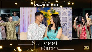 KANAV amp MICHELLE  Sangeet HIGHLIGHTS  Auckland New Zealand  Wedding [upl. by Buckler]