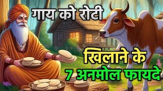 🍁 गाय को रोटी खिलाने वाले को मिलते है 7 अनमोल फायदे  Spritual Power Of Cow  Hindi Story [upl. by Tibbs362]