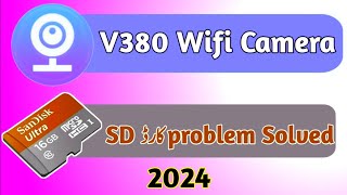 v380 wifi camera SD Card problem solve recoding problem solve [upl. by Aned541]