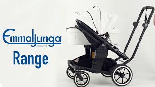 Emmaljunga Pushchair Range  Double side by side Stroller  Travel Systems [upl. by Sainana]